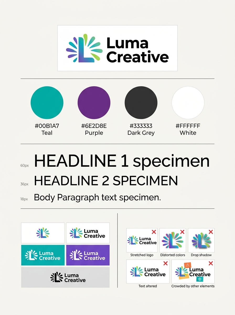 Brand guide, page 1